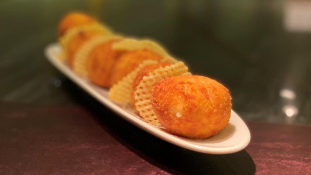 Croquetas de huevo cocido y lacón de La Bien Aparecida