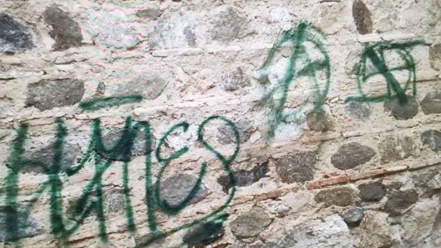 Pintadas aparecidas en las Murallas de Toledo