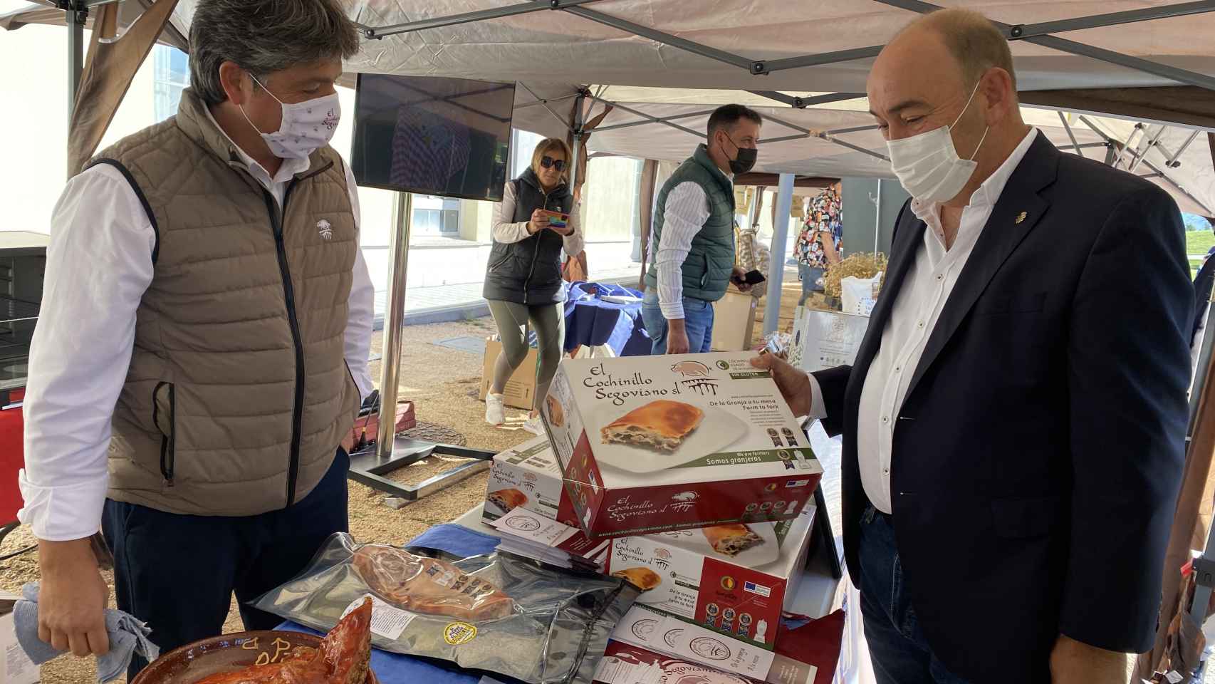 Más de 3.000 personas visitan la exitosa primera edición de la Feria de Alimentos de Segovia