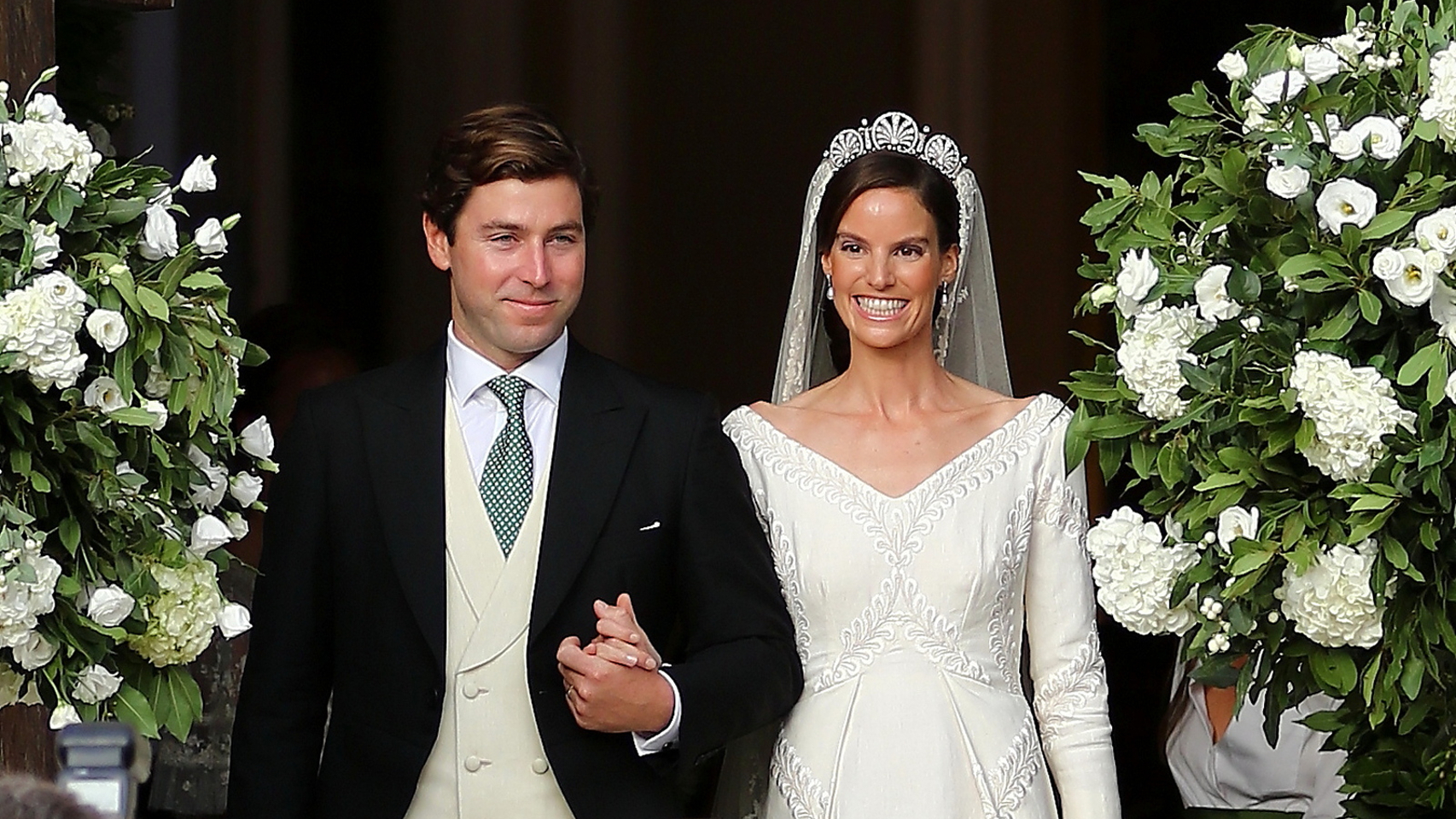Ralph Worthington y Astrid de Liechtenstein, convertidos ya en marido y mujer | Foto: Gtres