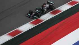 Lewis Hamilton, en el GP de Rusia