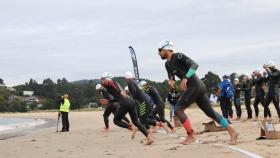 Participantes en una de las pruebas deportivas.