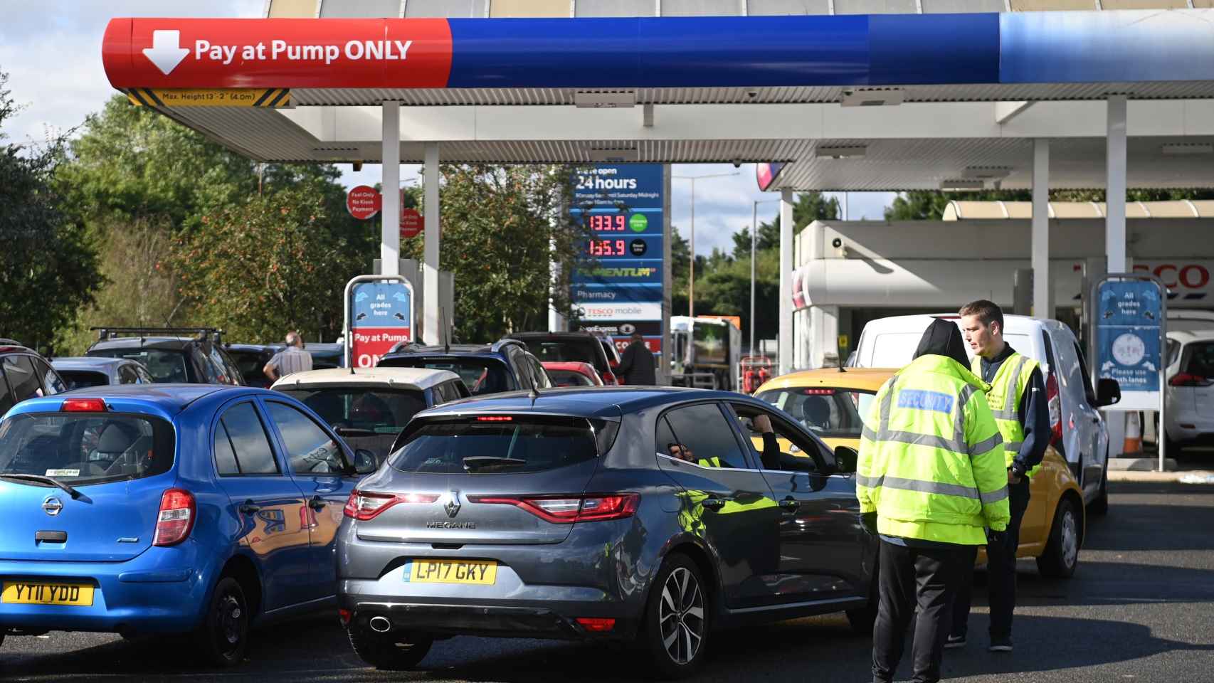 Desabastecimiento de gasolina en Reino Unido.