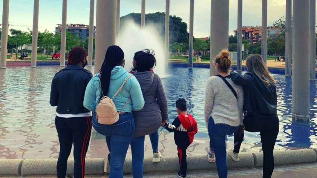 Las mujeres del programa, en una excursión.