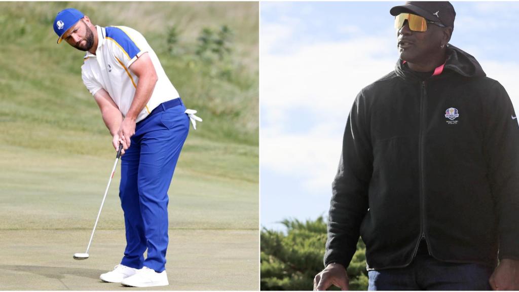 Jon Rahm y Michael Jordan