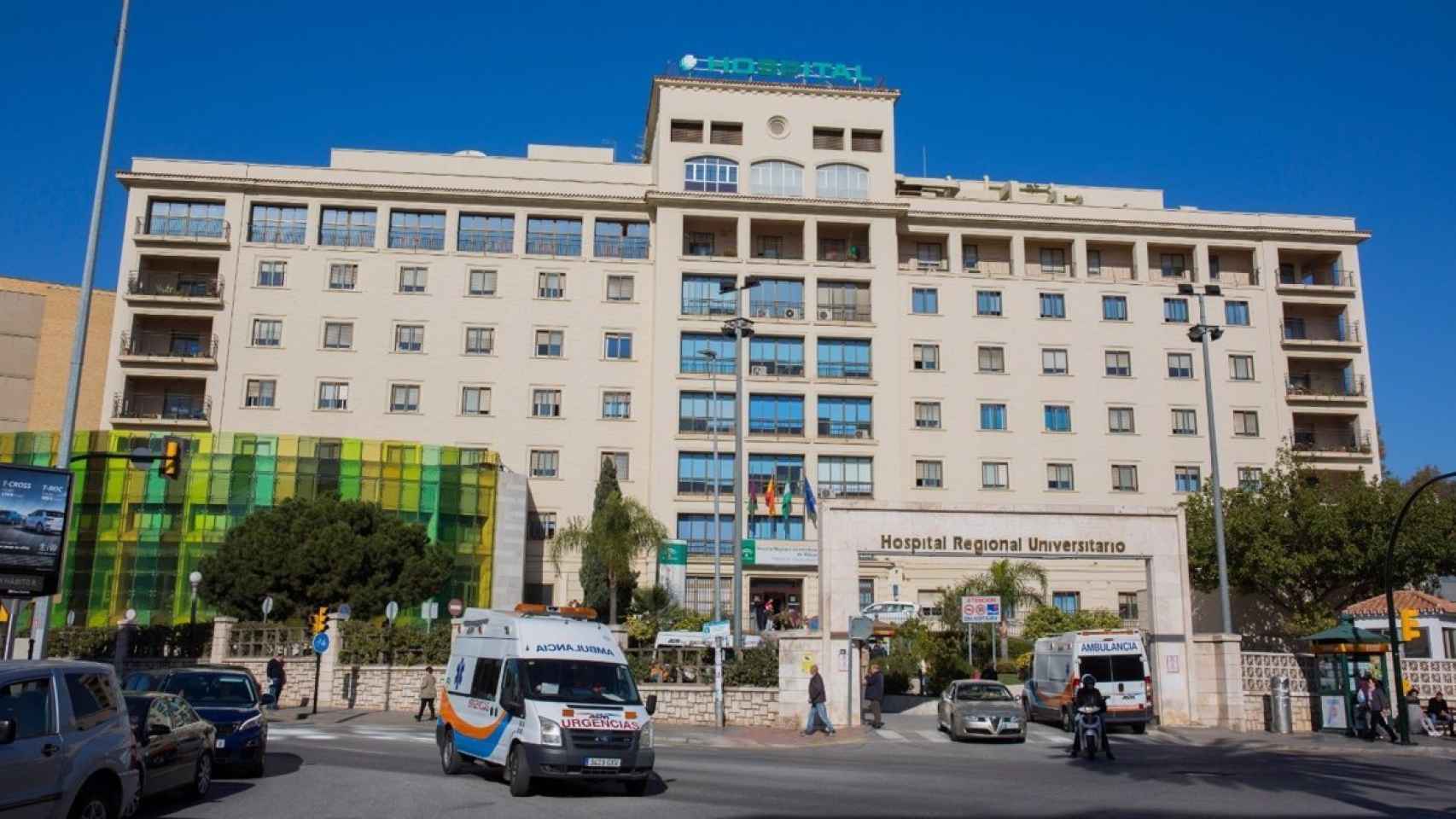 Imagen del Hospital Regional de Málaga.