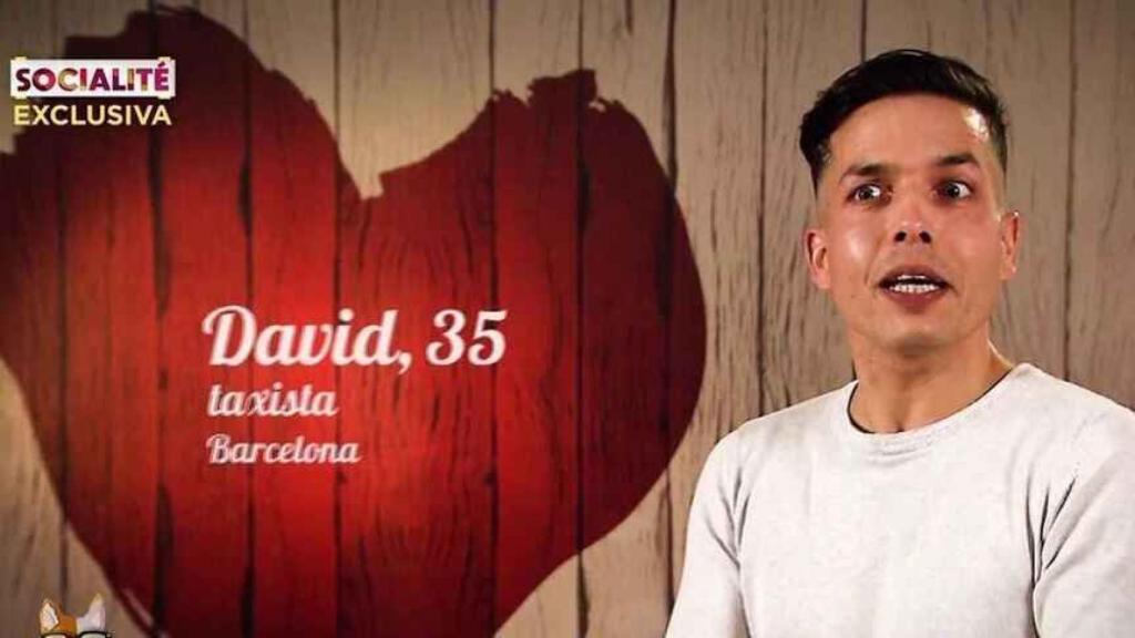 David Guerra durante su participación en el programa 'First Dates'.