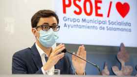 El portavoz del PSOE en el Ayuntamiento de Salamanca, José Luis Mateos