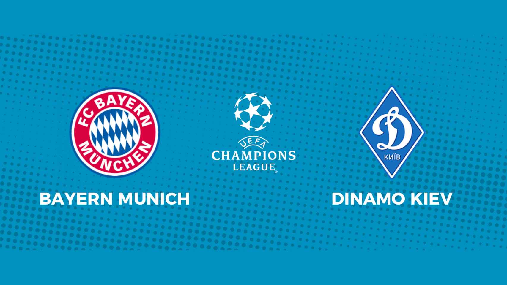 Bayern Munich - Dinamo Kiev: siga en directo el partido de la Champions League