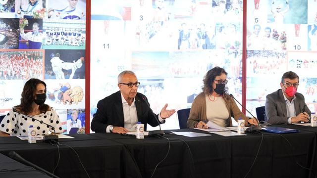 Alejandro Blanco, presidente del COE, durante la reunión del Comité Ejecutivo