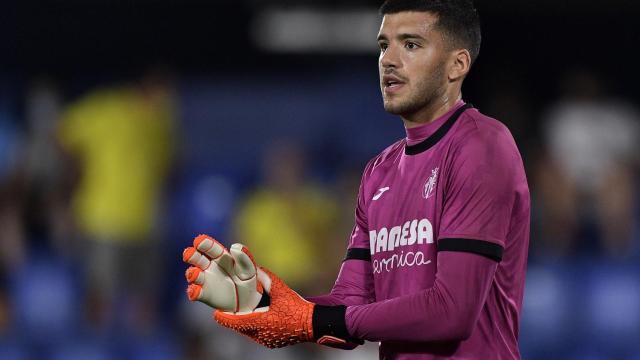 Geronimo Rulli, en un partido del Villarreal en la temporada 2021/2022