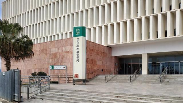 Fachada de la Ciudad de la Justicia de Málaga.