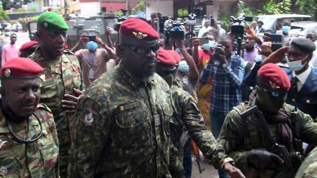 Mamady Doumbouya, comandante de las fuerzas especiales que ejecutaron el golpe de Estado en Guinea-Conakry.