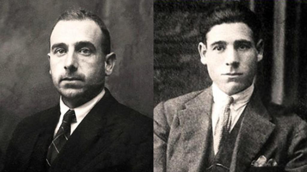 Manuel (izquierda) y Antonio Ramiro Lapeña, los hermanos fusilados en Calatayud durante la guerra civil.