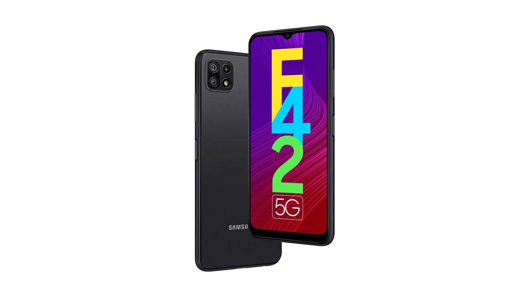 Samsung Galaxy F42 en color negro