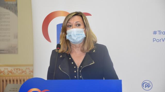 La presidenta del Grupo Municipal del PP en Valladolid, Pilar del Olmo