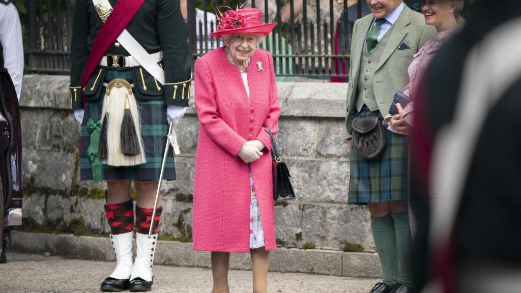 Una de las últimas apariciones de la reina en Balmoral.