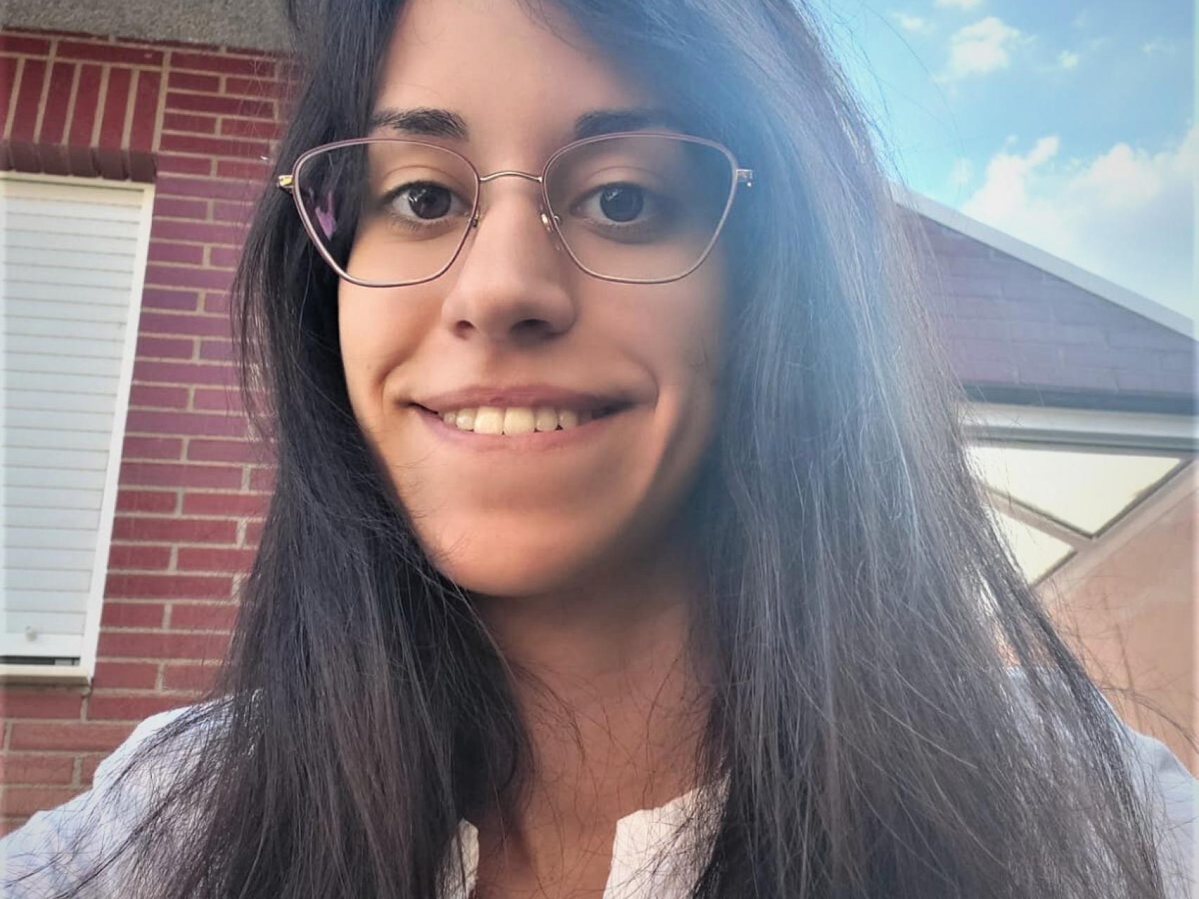 Marta Cabrera Fernández, estudiante de derecho en la ULE y ganadora del certamen