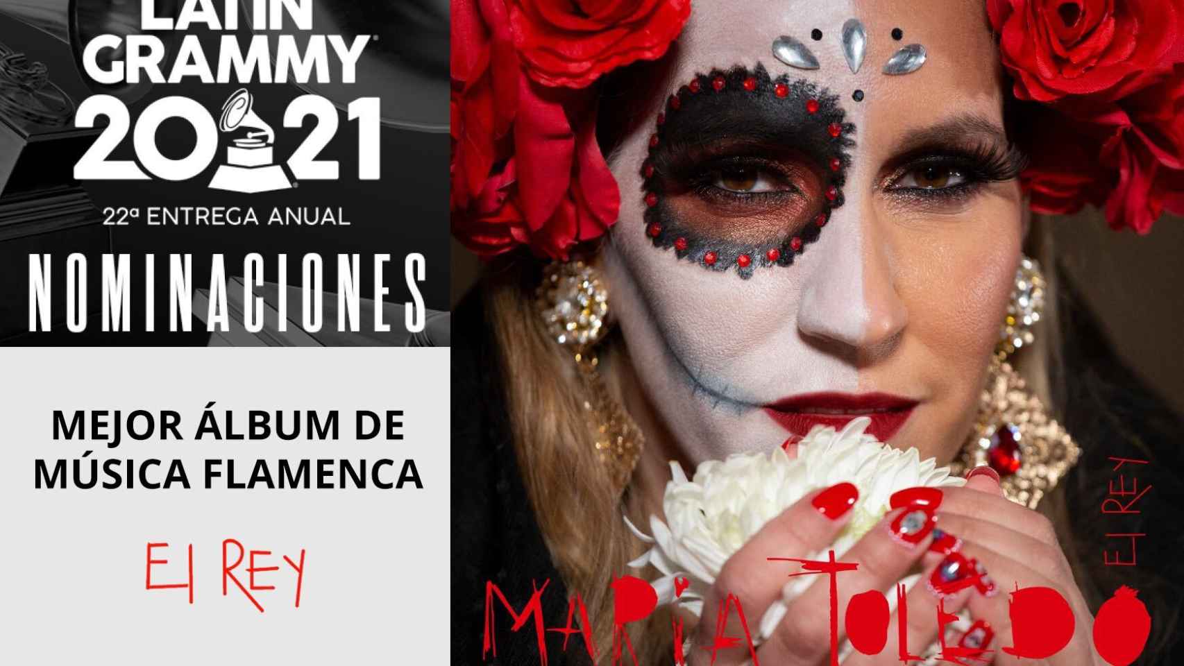 María Toledo, nominada a los Latin Grammy 2021