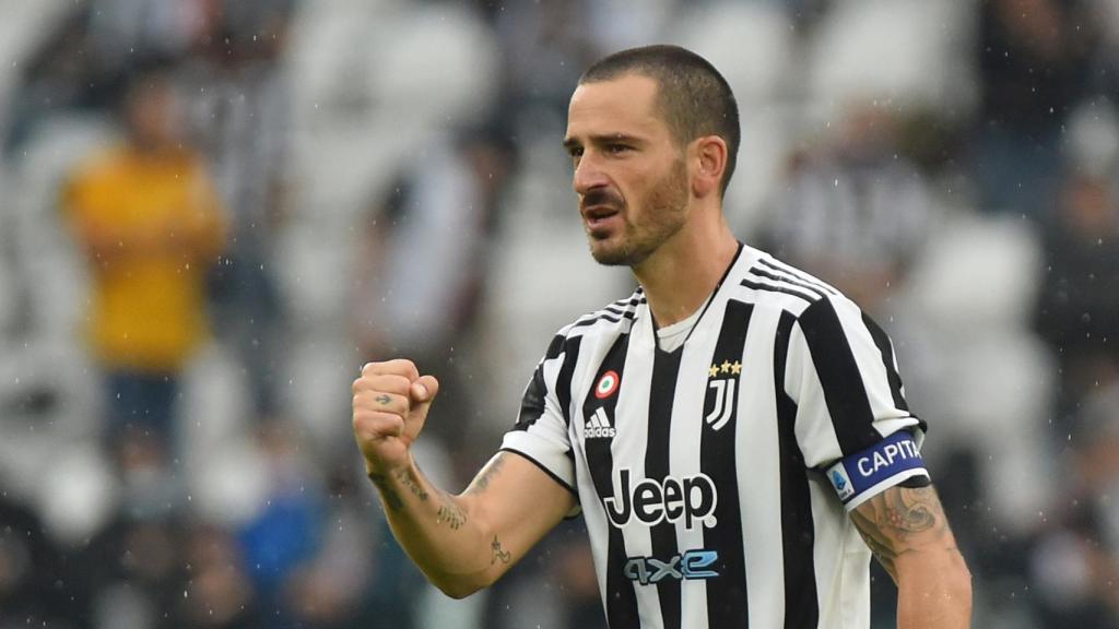 Leonardo Bonucci, en un partido de la Juventus de Turín en la temporada 2021/2022