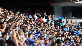 La afición del Deportivo en Riazor.