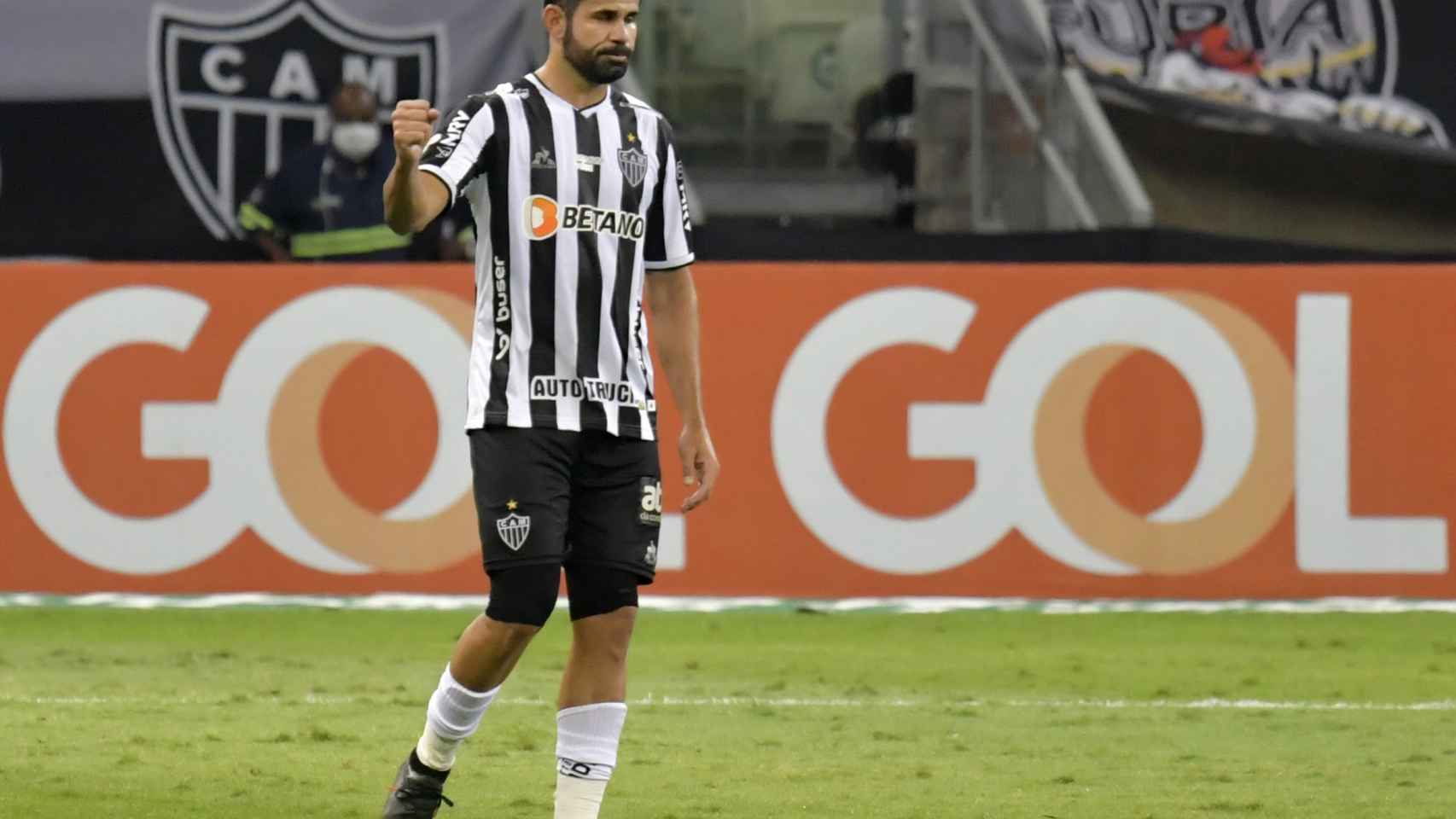 Diego Costa, en un partido del Atlético Mineiro