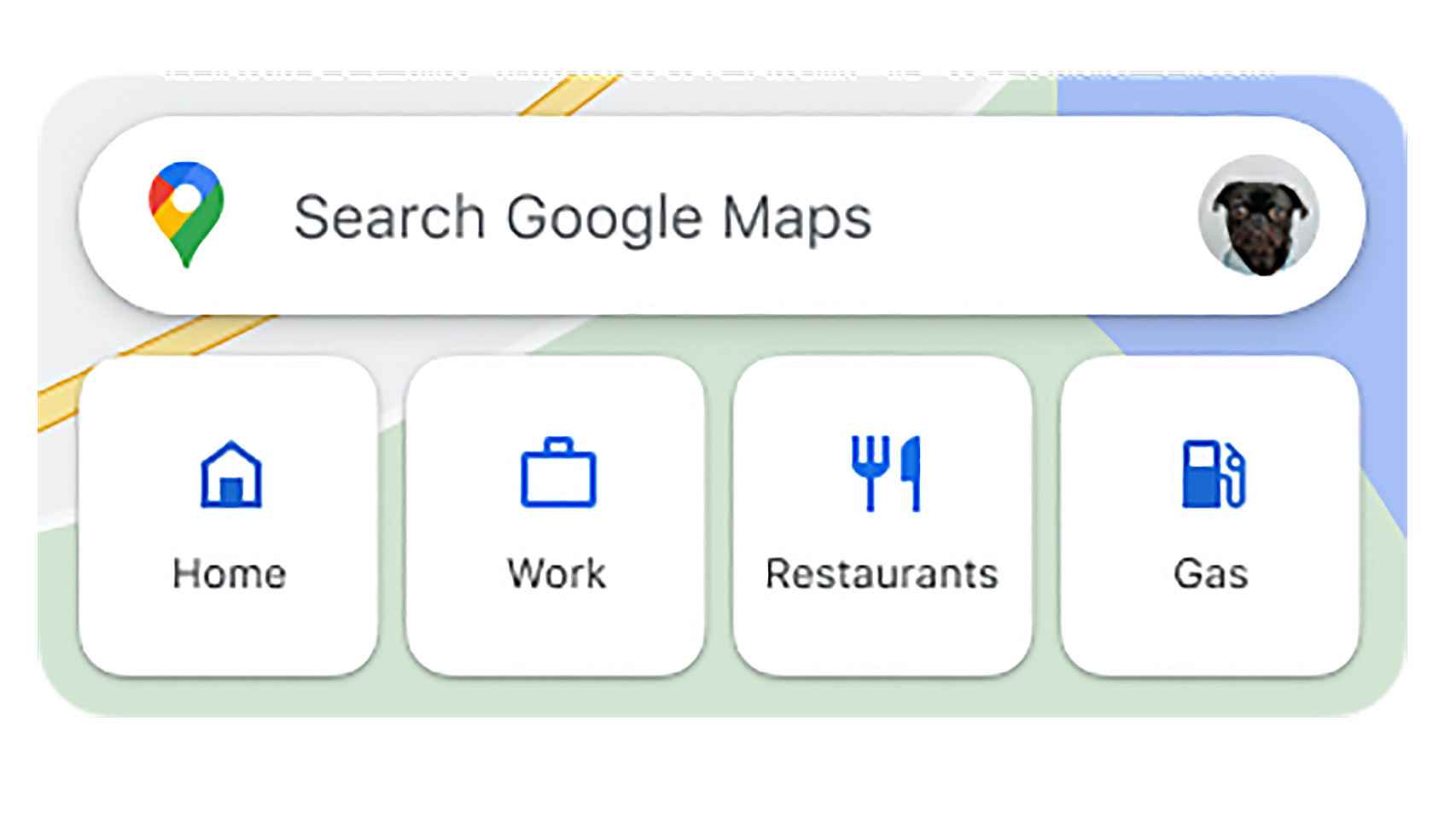 El widget de Maps en iOS