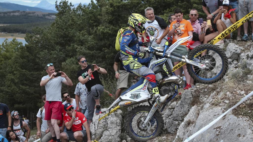 Mario Román, en el 24MX Hixpania Hard Enduro de 2019