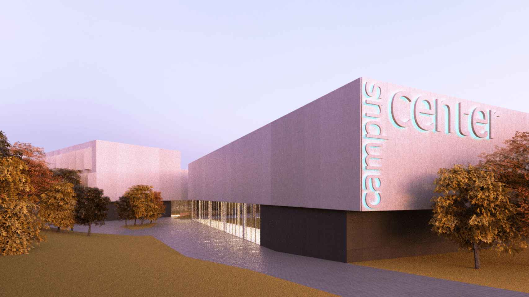 Diseño del futuro 'Campus Center' de la Universidad de Málaga.