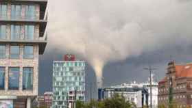 Tornado en la ciudad alemana de  Kiel, al norte del país.