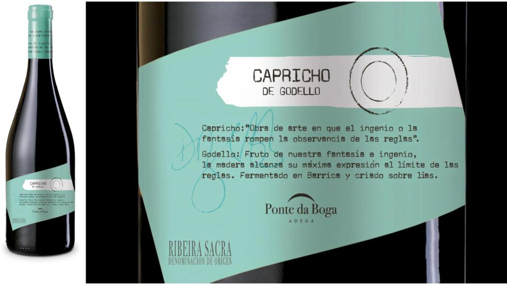 La gallega Ponte da Boga presenta Capricho de Godello, un exclusivo vino de la Ribeira Sacra