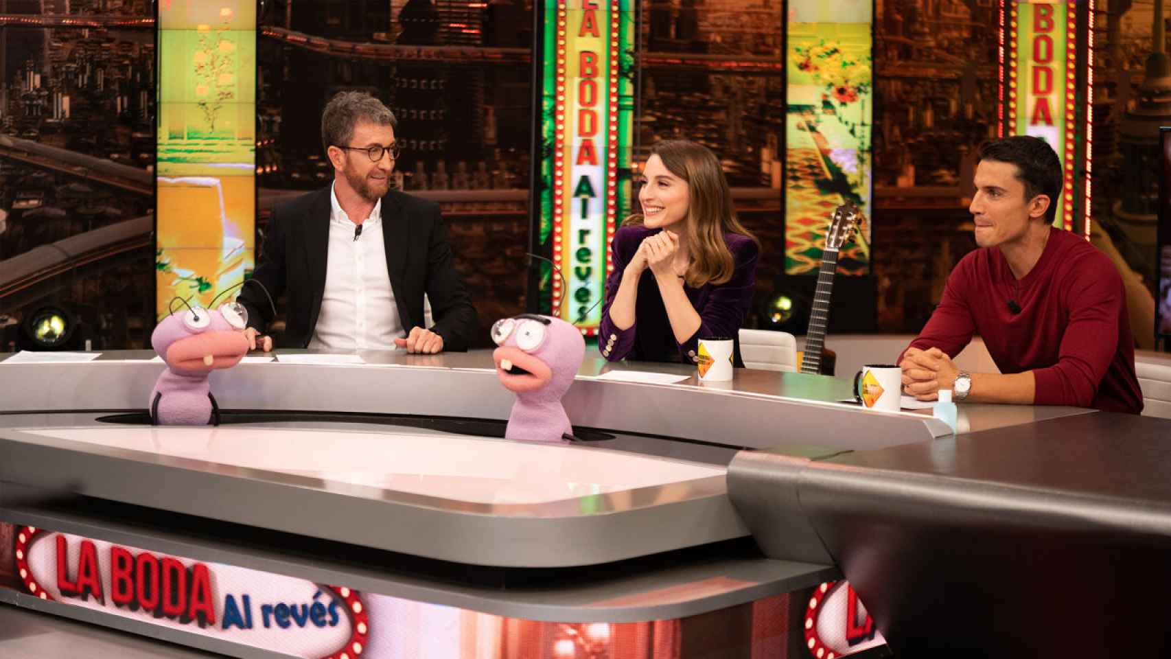 Pablo Motos entrevista a María Valverde y Álex González.