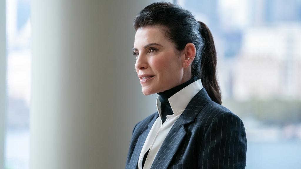 Julianna Margulies como Laura Peterson en 'The Morning Show'.