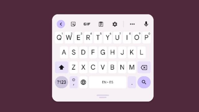 Este es el nuevo diseño del teclado de Google cuando flota