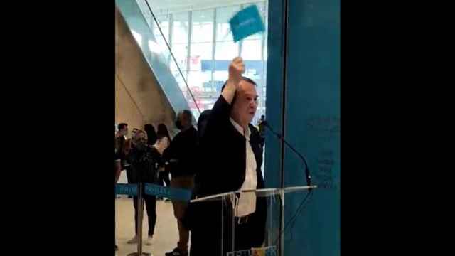 Abel Caballero en la inauguración de Primark