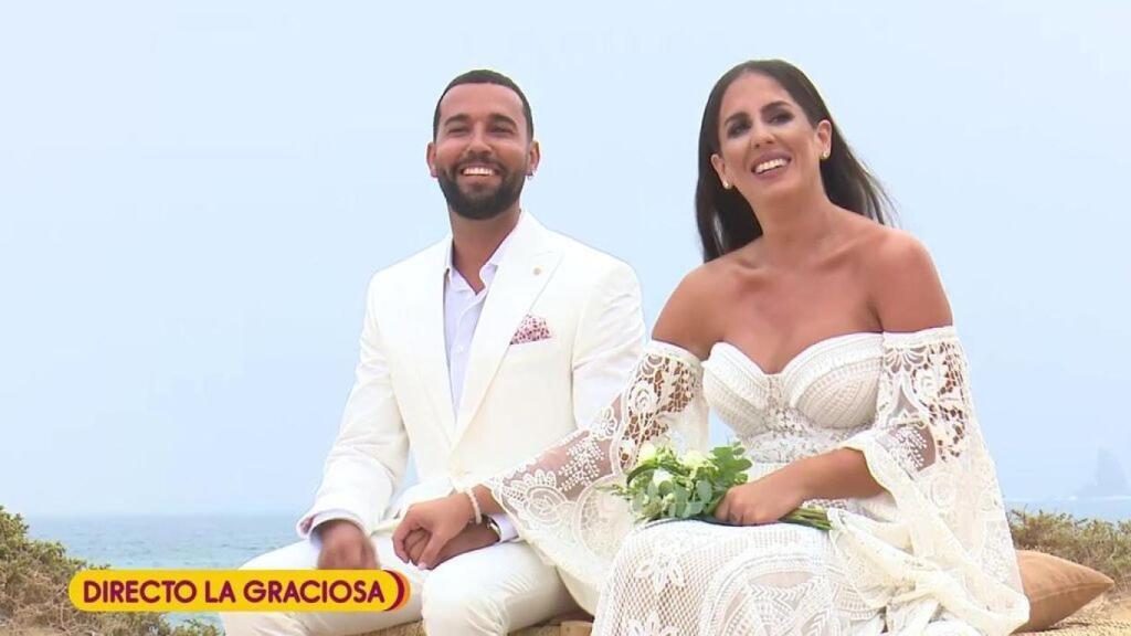 Imagen de ‘Sálvame’ durante la boda de Anabel Pantoja