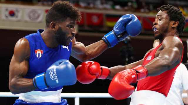 Combate de boxeo celebrado durante los Juegos Olímpicos de Río de Janeiro 2016