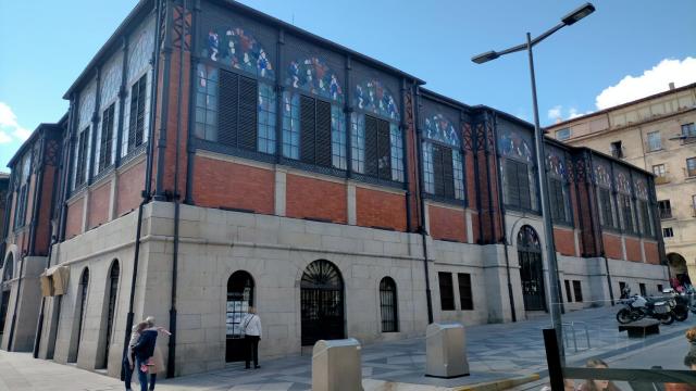 Vista exterior del Mercado Central de Abastos de Salamanca