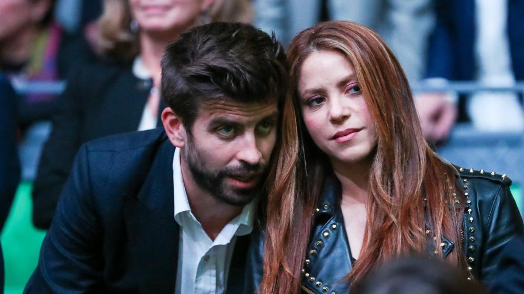 Shakira y Piqué durante la final de la Copa Davis en 2019.