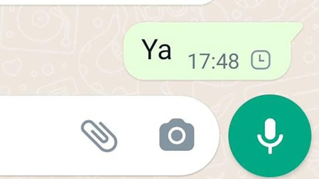Mensaje de Whatsapp que no se envía