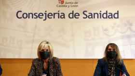 Las consejeras Verónica Casado y Rocío Lucas comparecen ante los periodistas