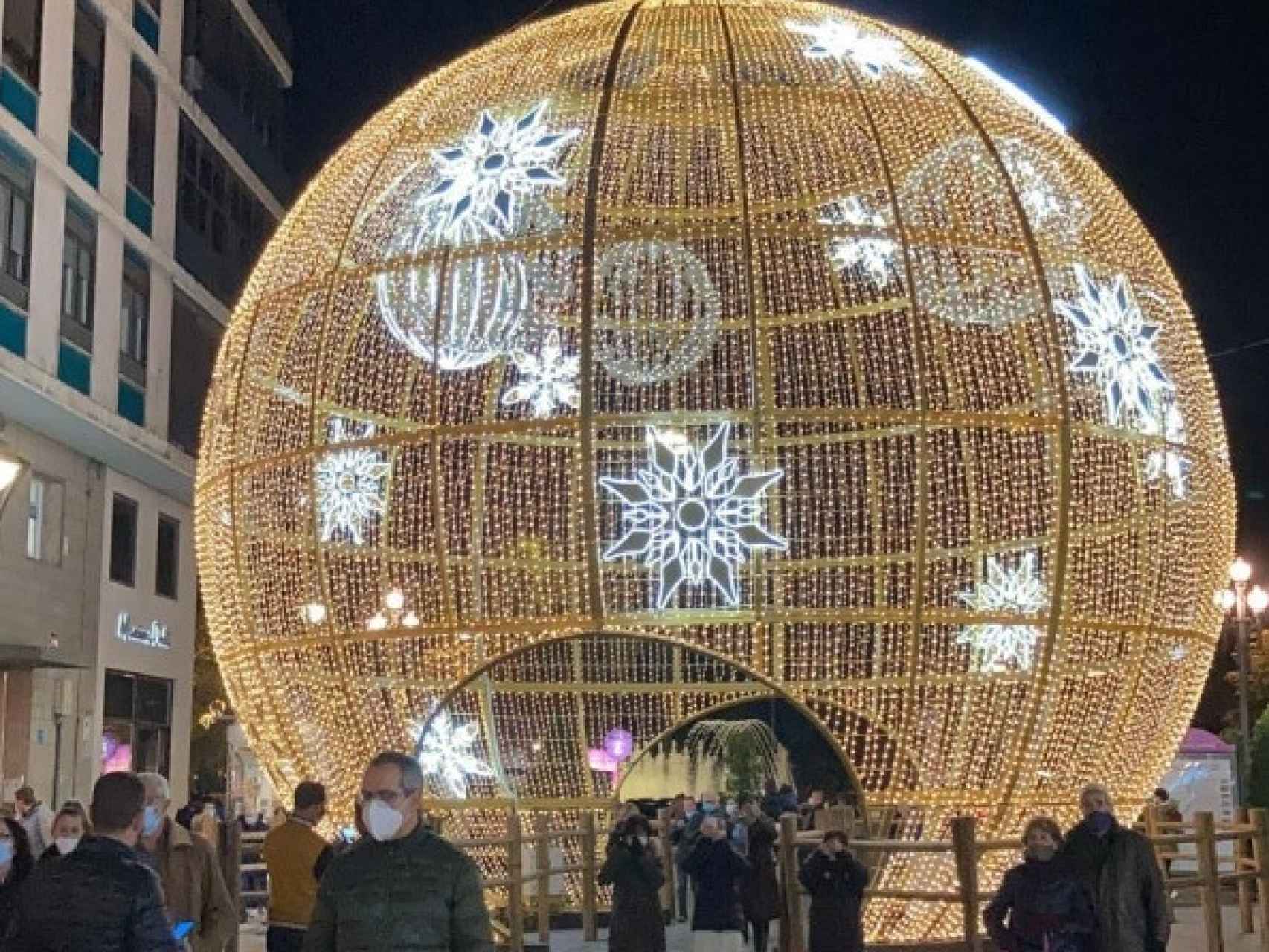 Bola de Navidad en Valladolid