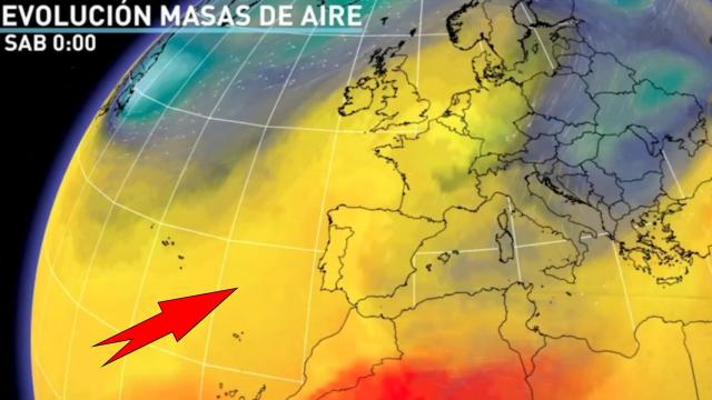 La retirada de las bajas presiones para dejar paso al anticiclón. Eltiempo.es.