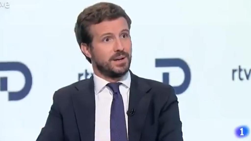 Casado, durante la entrevista.