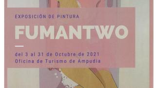 Cartel de la exposición de pintura 'Fumantwo'