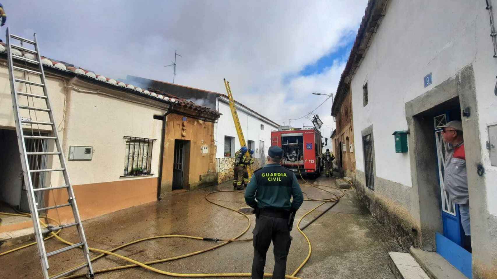 Incendio en una vivienda de El Piñero