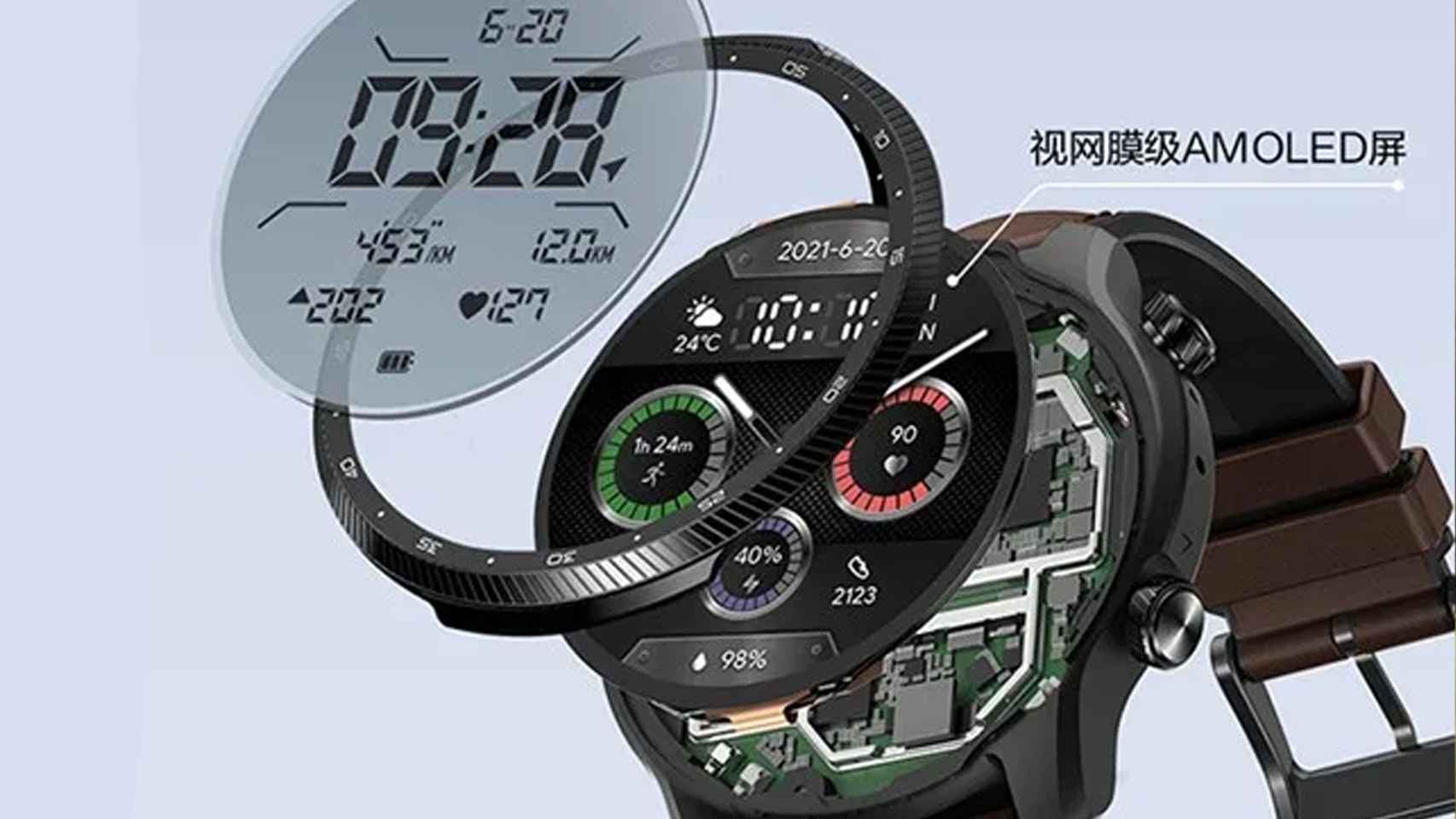 Ticwatch Pro X componentes