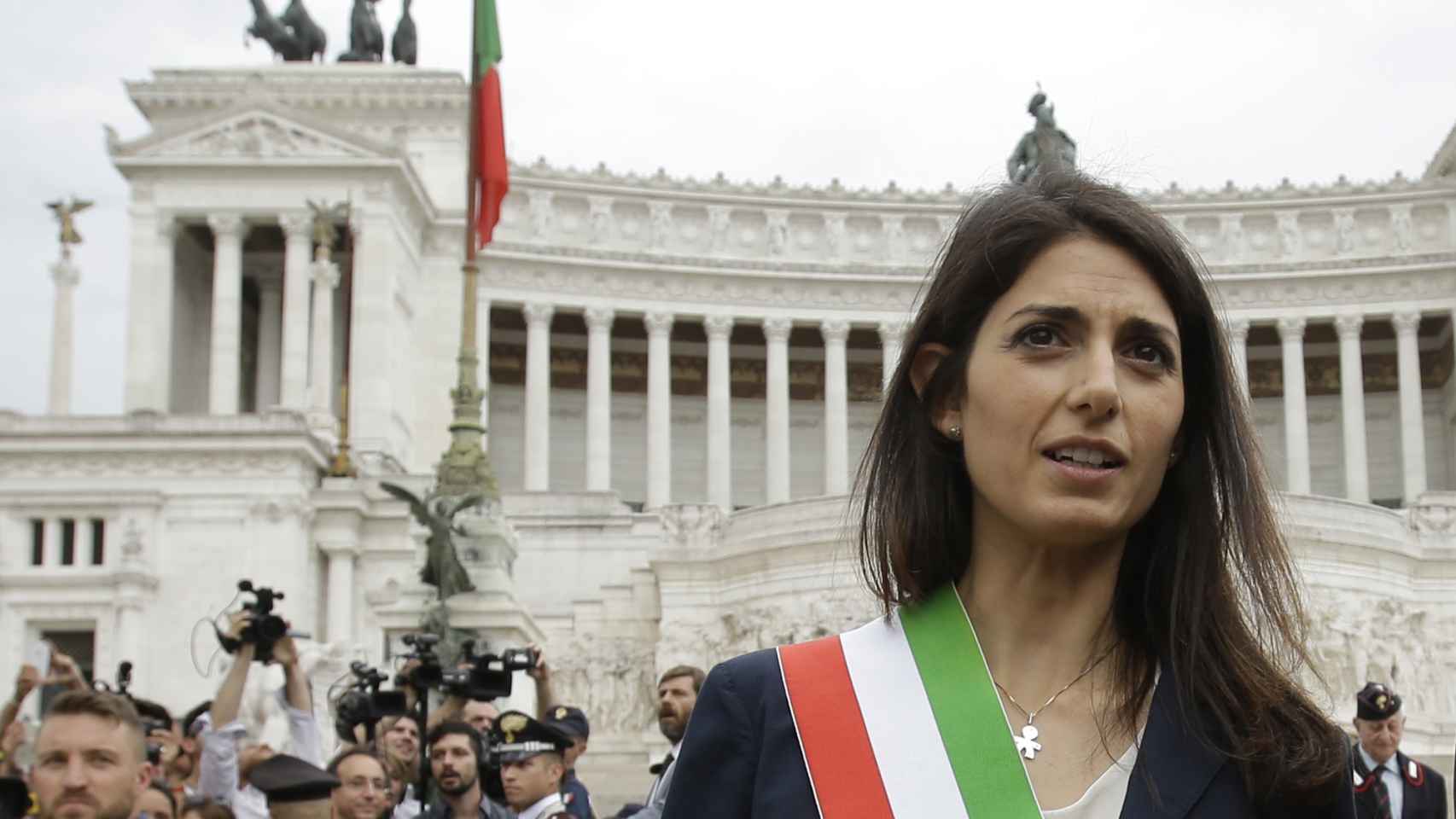 La alcaldesa de Roma, Virginia Raggi, en una imagen de 2016.