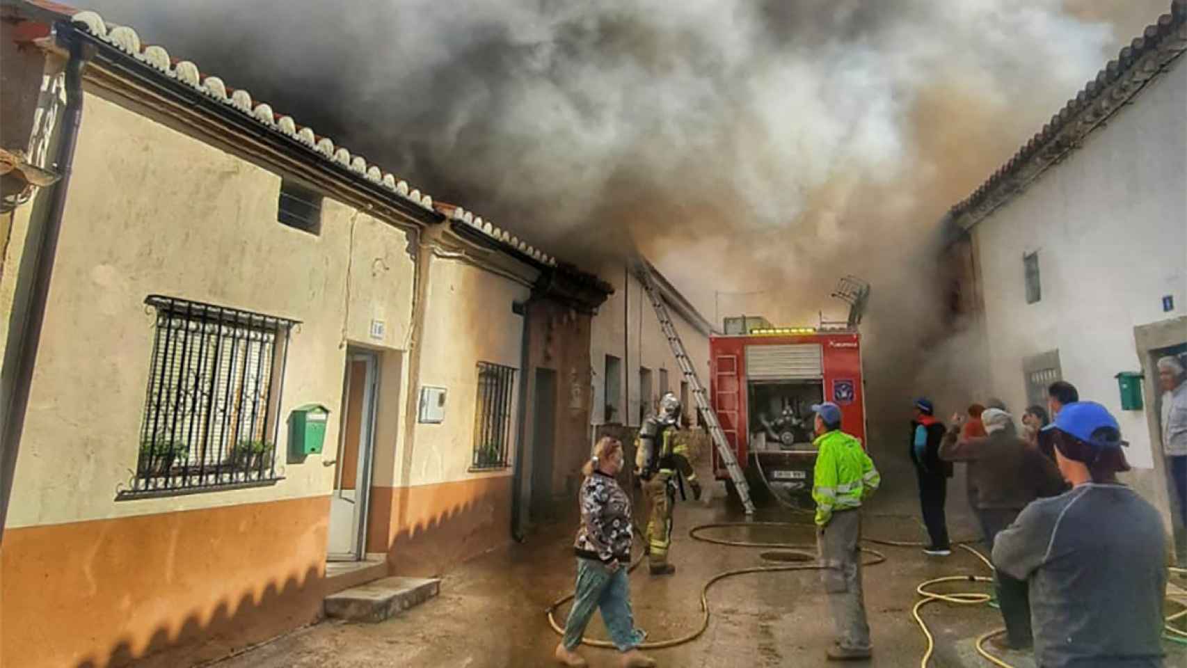 Incendio en El Piñero