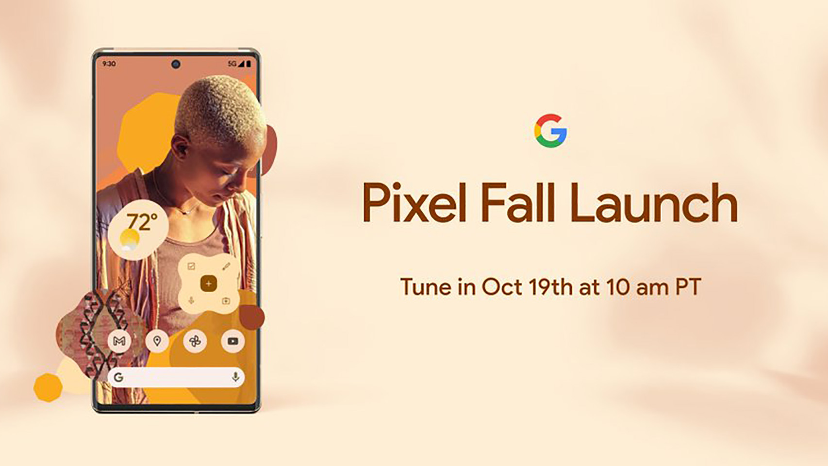El 19 de octubre es la fecha de presentación del Pixel 6